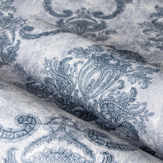 Porto Azulejo Wallpaper - Delft Blue - Hohenberger - 26855 - Premier Wallcovering