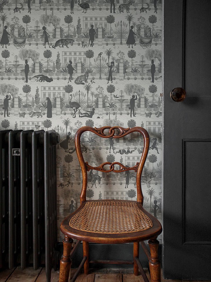 Portobello Parade Wallpaper - Big Smoke - Divine Savages - DVS079-PORT-SMOK-WR - Premier Wallcovering