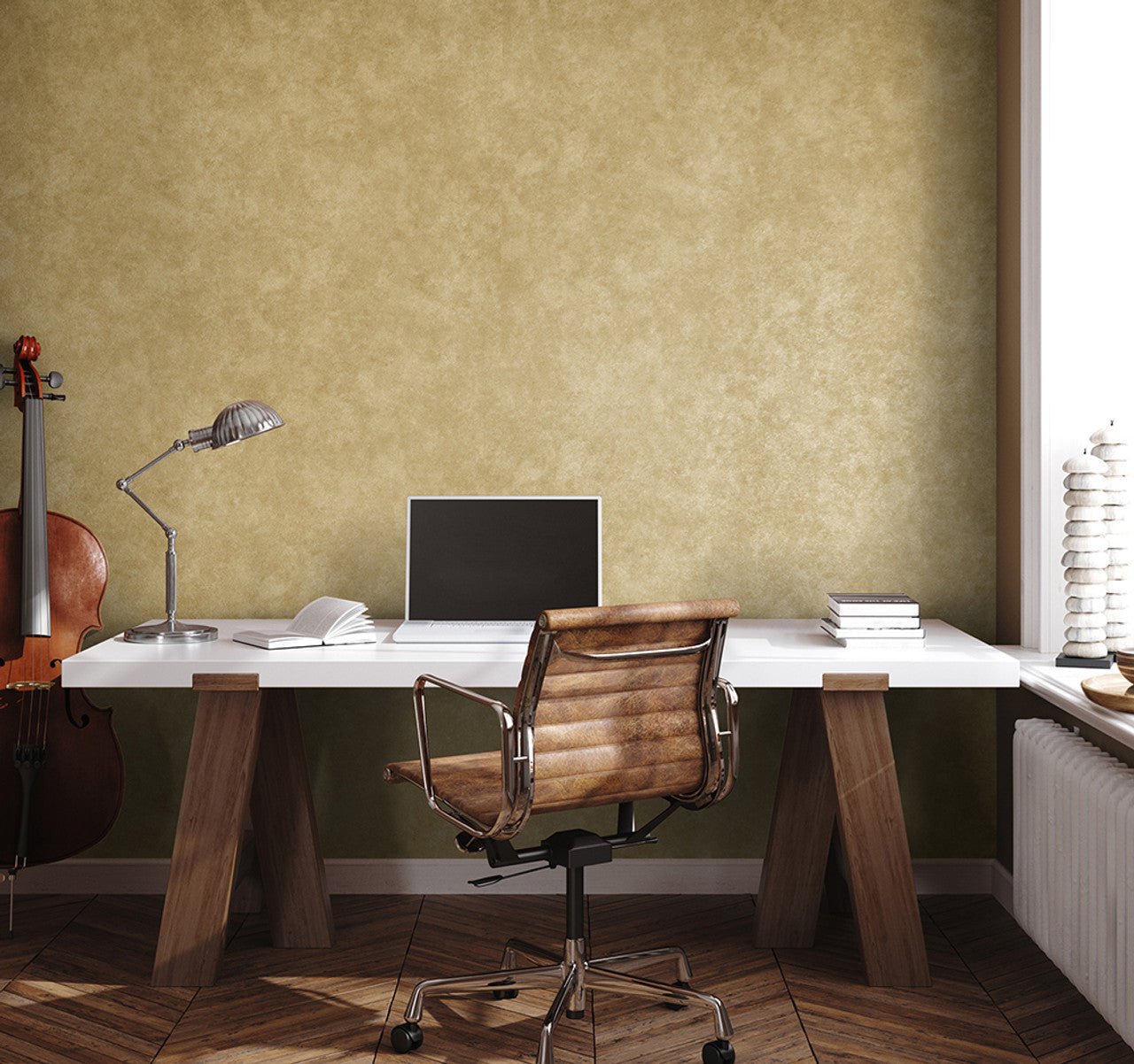 Portobello Urban Classics Wallpaper - Brown/ Gold - Hohenberger - 30039 - Premier Wallcovering