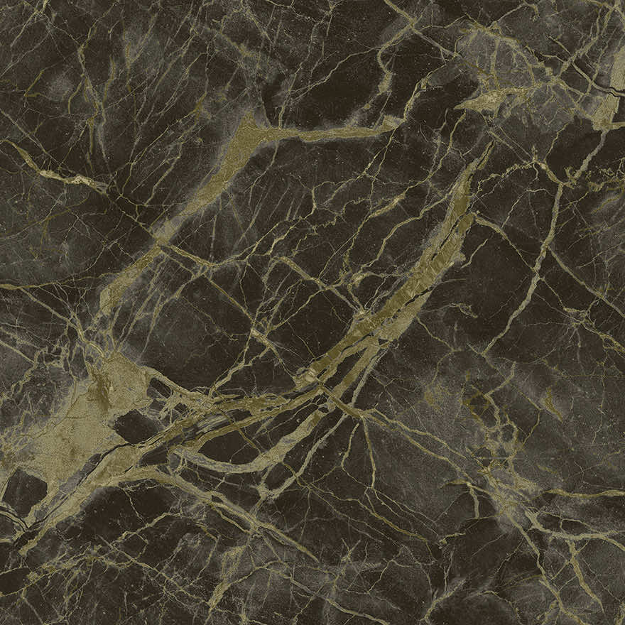 Portoro Marble Wallpaper - Charcoal / Gold - Holden Décor - 36280 - Premier Wallcovering