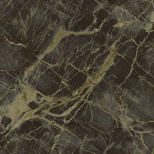 Portoro Marble Wallpaper - Charcoal / Gold - Holden Décor - 36280 - Premier Wallcovering