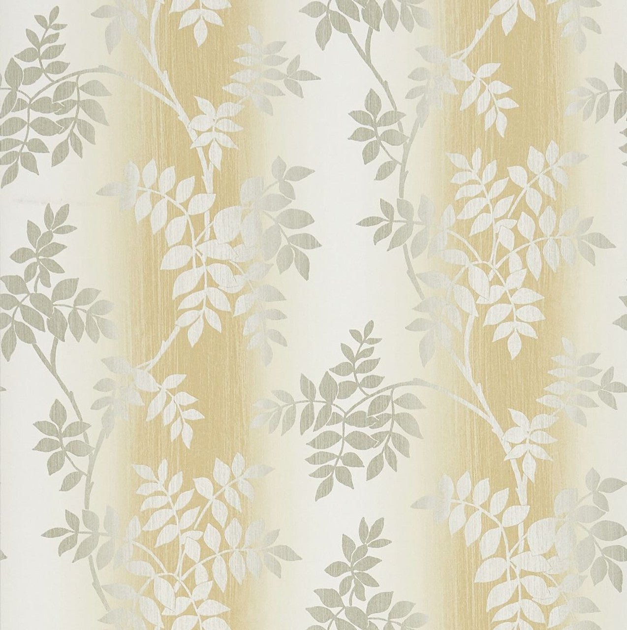 Posingford Wallpaper - Yellow/ Grey - Nina Campbell - NCW4394-02 - Premier Wallcovering