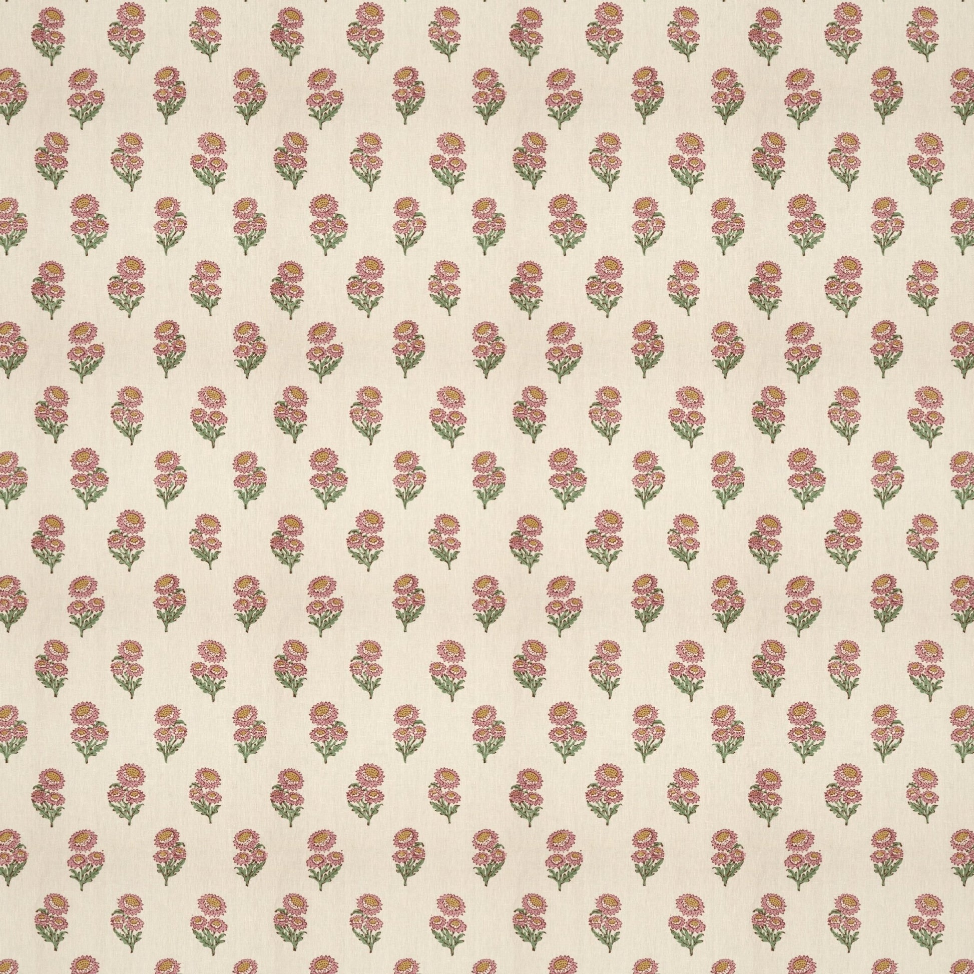 Posy Flower Original Wallpaper - Pink - Penny Morrison - POSYFLOWER-PINK - Premier Wallcovering