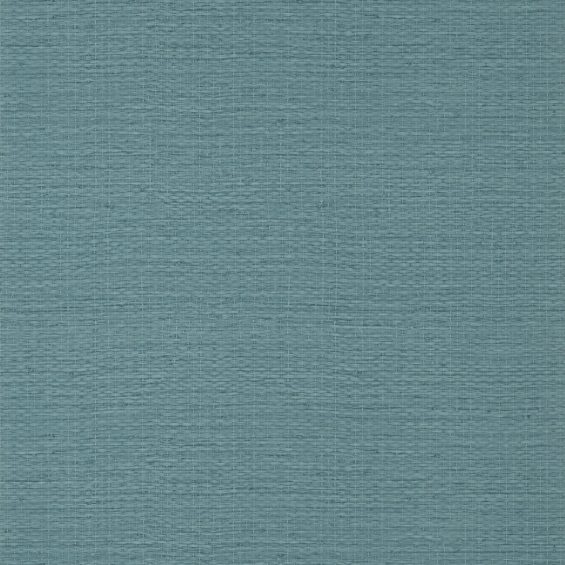 Prairie Weave Wallpaper - Teal - Thibaut - T10927 - Premier Wallcovering