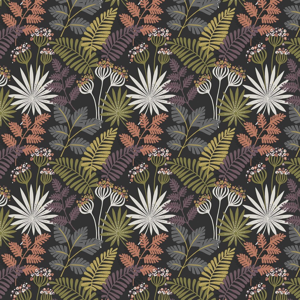 Praslin Wallpaper - Black - A Street Prints - FD26447 - Premier Wallcovering