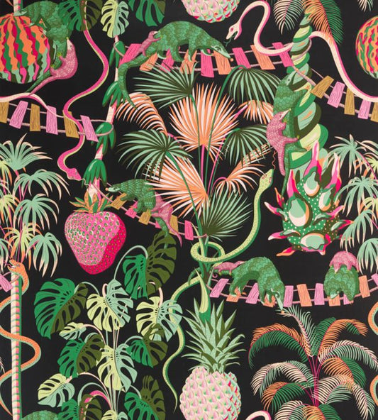 Precarious Pangolins Wallpaper - Tropical - ZPLW312981 - Zoffany - Premier Wallcovering
