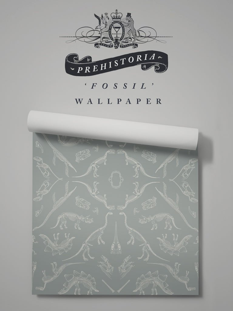 Prehistoria Wallpaper - Fossil - Divine Savages - DVS029-PRE-FOS-WR - Premier Wallcovering