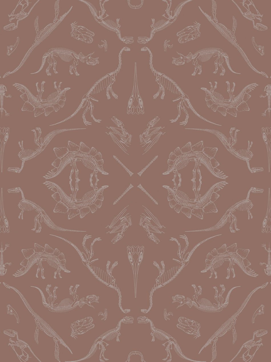 Prehistoria Wallpaper - Terracotta - Divine Savages - DVS104-PRE-TER-WR - Premier Wallcovering
