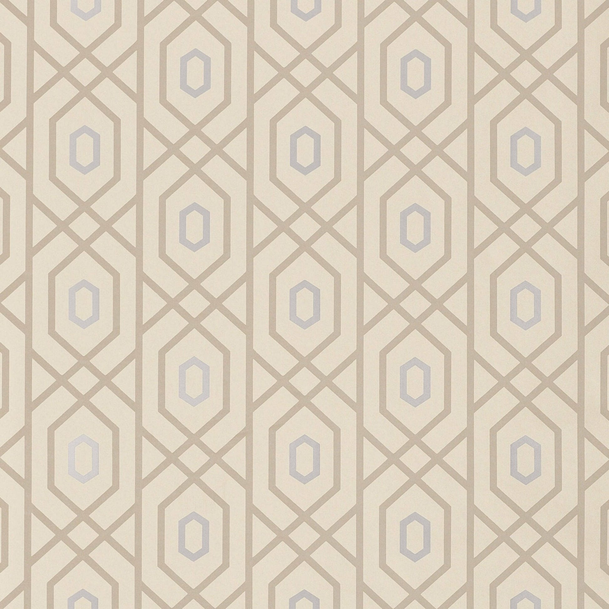 Prescott Wallpaper - Metallic on Putty - Thibaut - T1871 - Premier Wallcovering