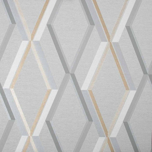 Prestige Geo Wallpaper - Grey - Superfresco Easy - 108607 - Premier Wallcovering