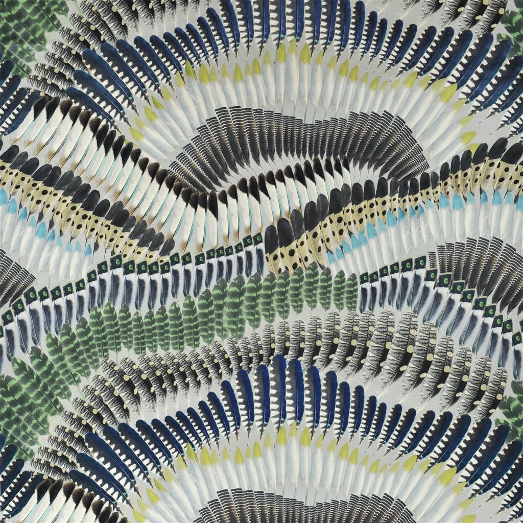 Prete - Moi Ta Plume Soft Fabric - Printemps - Christian Lacroix - FCL7050/01 - Premier Wallcovering