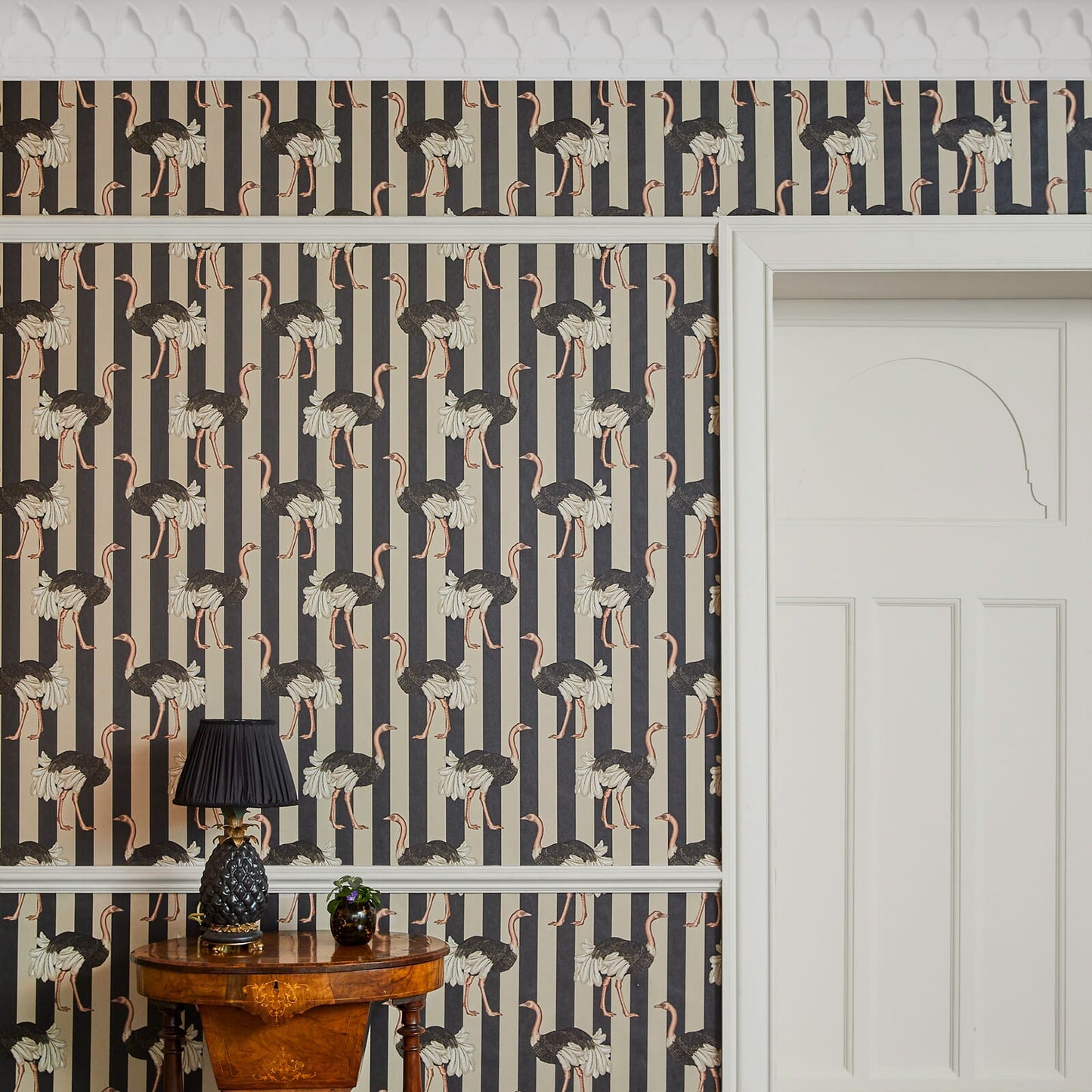 Pride Wallpaper - Clay & Off - Black - House of Hackney - 1 - WA - PRI - DI - BLS - XXX - Premier Wallcovering