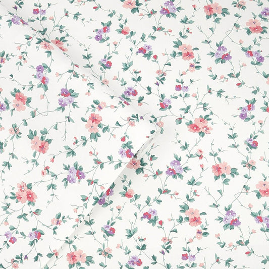 Priory Wallpaper - Coral Pink - Laura Ashley - 122765 - Premier Wallcovering