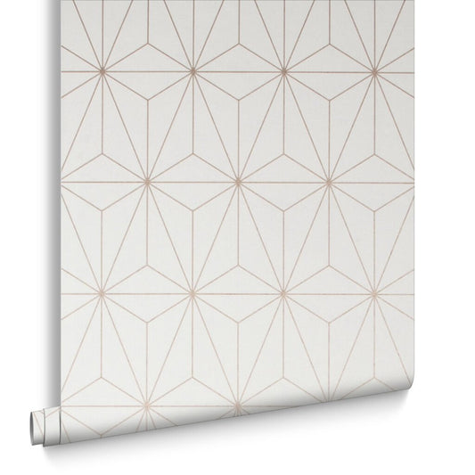 Prism Wallpaper - Rose Gold - Graham & Brown - 104737 - Premier Wallcovering