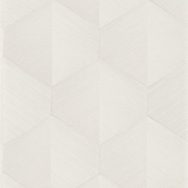 Prisma 3D Graphic Waves Metallic Wallpaper - Beige - Erismann - 10370 - 26 - Premier Wallcovering