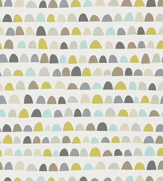 Priya Wallpaper - Mist / Pear / Pewter - NLOH111296 - Scion - Premier Wallcovering