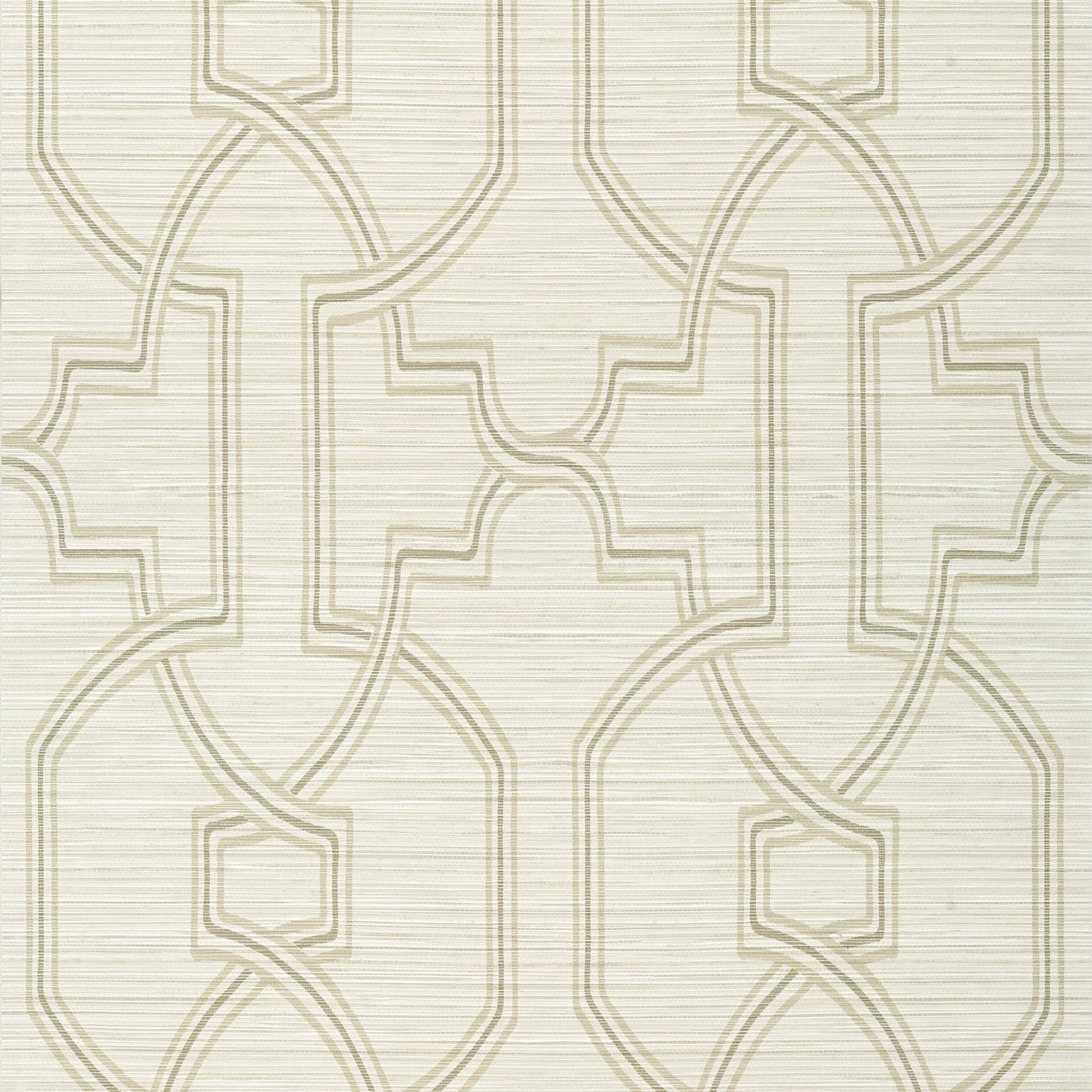 Promenade Wallpaper - Beige - Thibaut - T275 - Premier Wallcovering