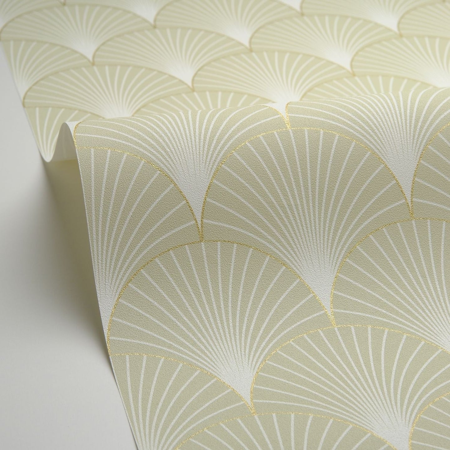 Prosperity Wallpaper - Vert Amande - Caselio - 105267023 - Premier Wallcovering