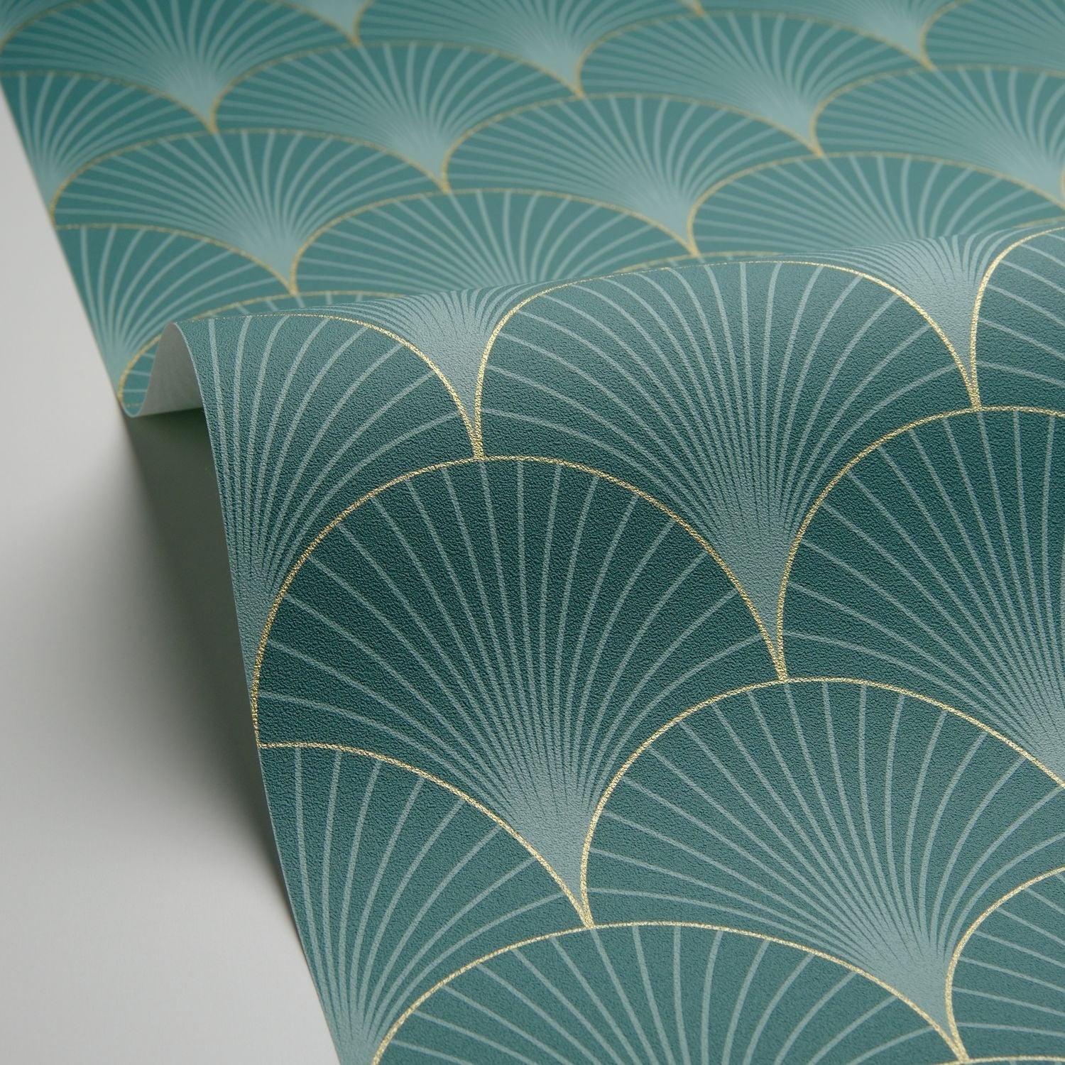 Prosperity Wallpaper - Vert Emeraude - Caselio - 105267129 - Premier Wallcovering