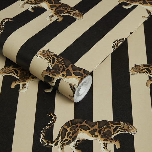 Prowl Wallpaper - Clay & Black - House of Hackney - 1 - WA - PRO - DI - C&B - XXX - Premier Wallcovering