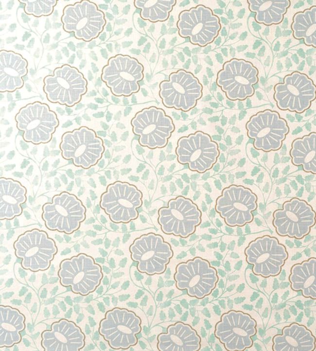 Punch Paisley Fabric - Pale Blue - Christopher Farr Cloth - CF157 - 06 - Premier Wallcovering