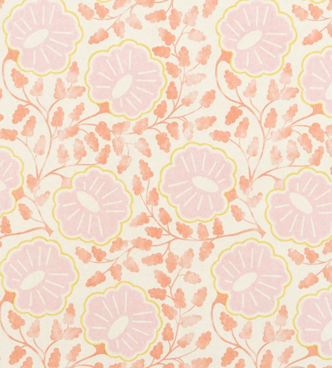 Punch Paisley Wallpaper - Guava - Christopher Farr Cloth - CFW129 - 02 - Premier Wallcovering