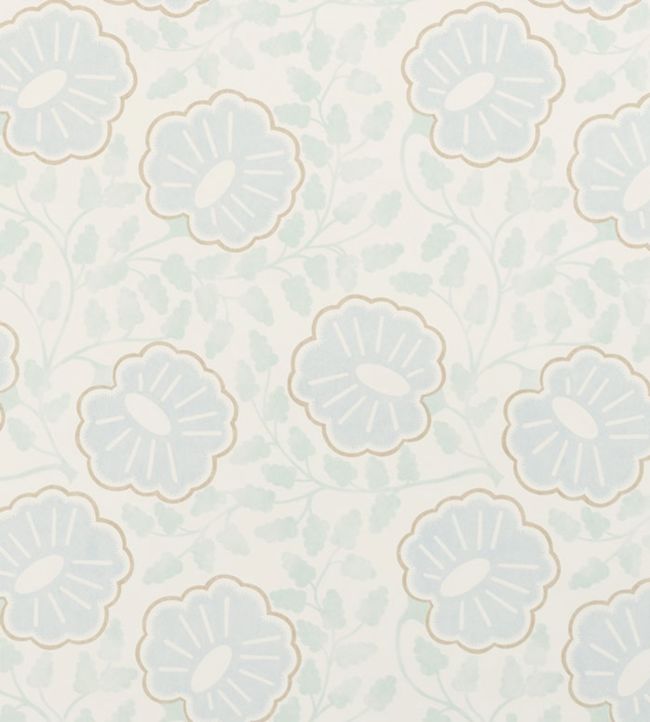 Punch Paisley Wallpaper - Sky - Christopher Farr Cloth - CFW129 - 04 - Premier Wallcovering