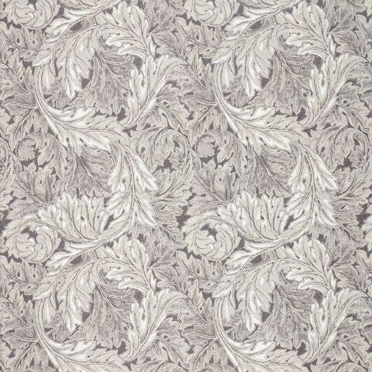 Pure Acanthus Weave Fabric - Black Ink - Morris & Co - 236625 - Premier Wallcovering
