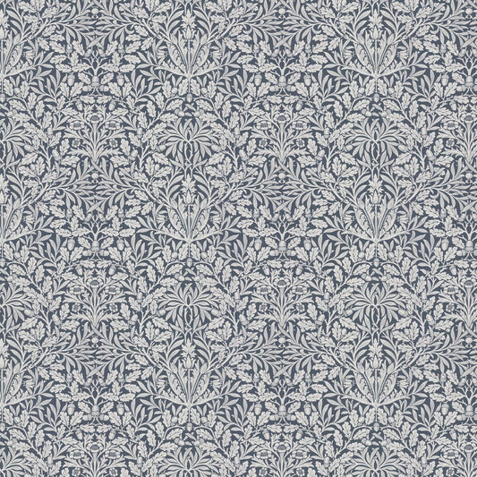 Pure Acorn Wallpaper - Indigo - 217401 - Morris Wallpaper WD - Premier Wallcovering