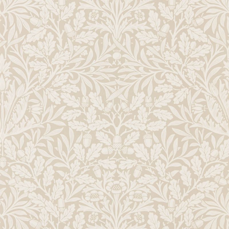 Pure Acorn Wallpaper - Linen/Ecru - 216040 - Morris & Co - Premier Wallcovering