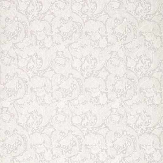 Pure Bachelors Button Embroidery Fabric - Grey Blue - Morris & Co - 236615 - Premier Wallcovering