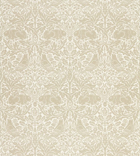 Pure Brer Rabbit Wallpaper - Linen - 216531 - Morris & Co - Premier Wallcovering