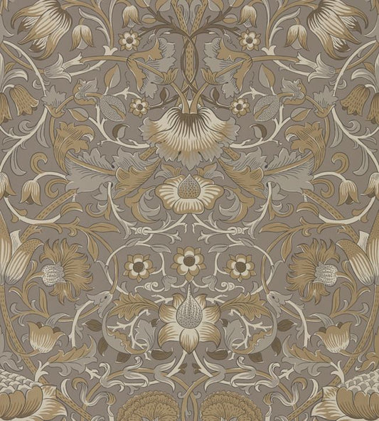 Pure Lodden Wallpaper - Taupe/Gold - 216028 - Morris & Co - Premier Wallcovering