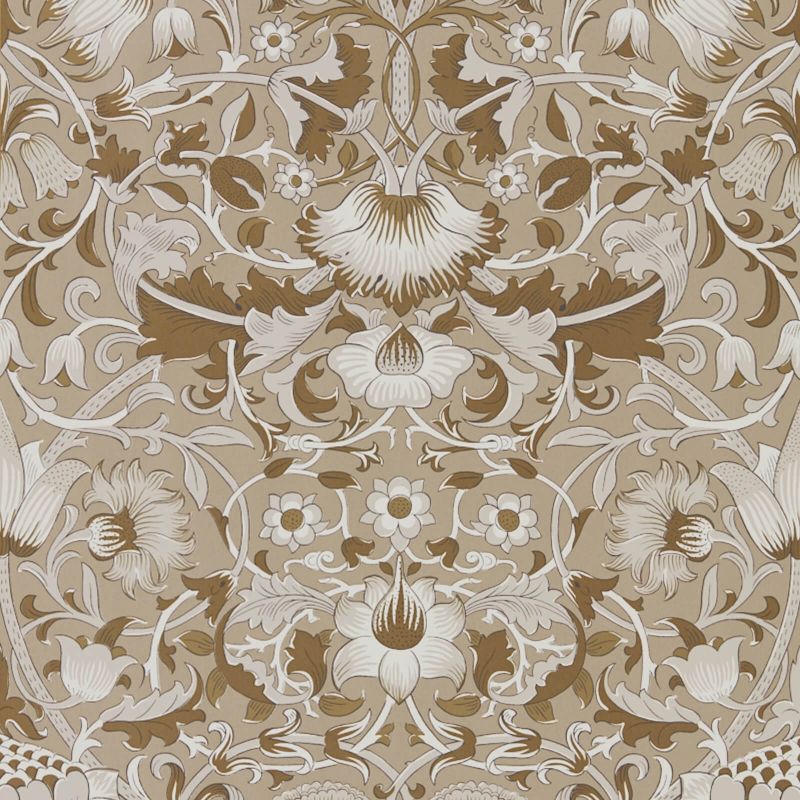 Pure Lodden Wallpaper - Gilver/Gold - 216029 - Morris & Co - Premier Wallcovering