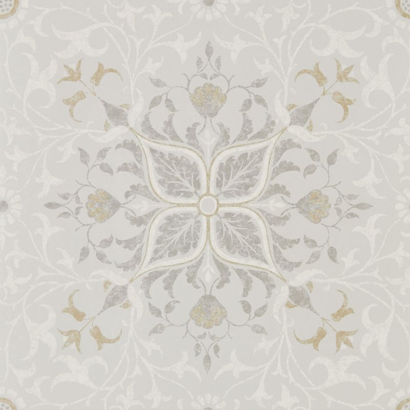 Pure Net Ceiling Wallpaper - Stone/Chalk - 216037 - Morris & Co - Premier Wallcovering