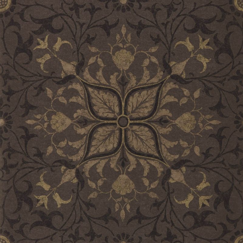 Pure Net Ceiling Wallpaper - Charcoal/Gold - 216036 - Morris & Co - Premier Wallcovering