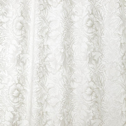 Pure Poppy Embroidery Fabric - Wild Mint - Morris & Co - 236078 - Premier Wallcovering