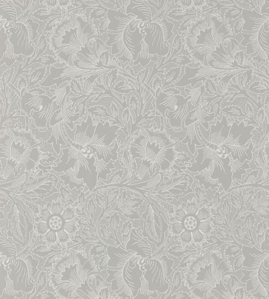 Pure Poppy Wallpaper - Dove/Chalk - 216032 - Morris & Co - Premier Wallcovering