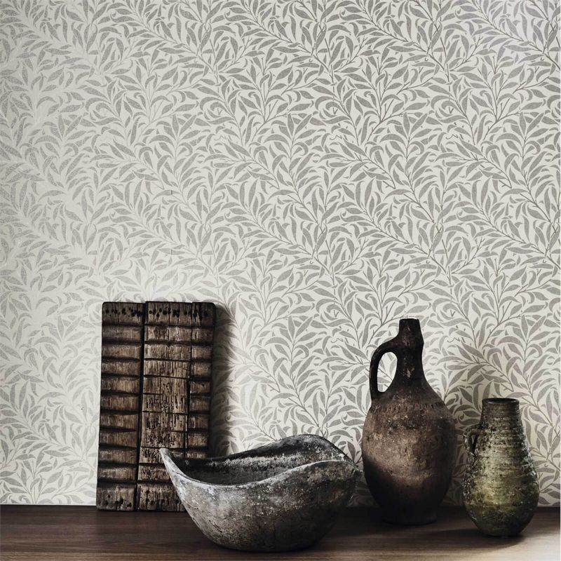 Pure Willow Bough Wallpaper - Ivory/Pearl - 216022 - Morris & Co - Premier Wallcovering