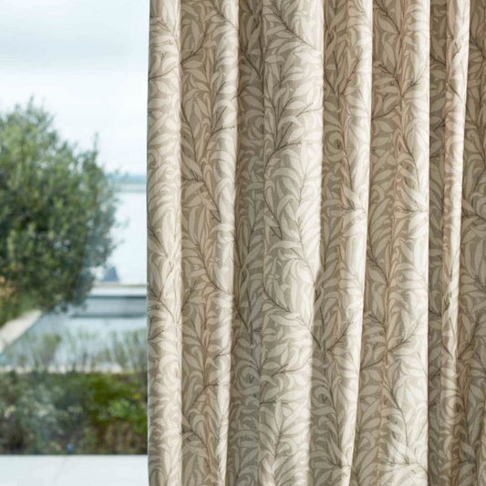 Pure Willow Boughs Wide Width Fabric - Grey - Morris & Co - 227279 - Premier Wallcovering