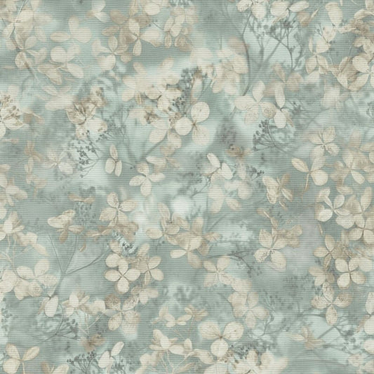 Purity Elderberry Blossoms Wallpaper - Green - Erismann - 10415 - 07 - Premier Wallcovering