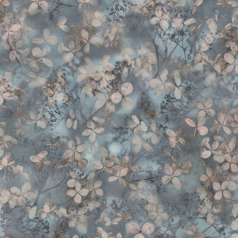 Purity Elderberry Blossoms Wallpaper - Blue - Erismann - 10415 - 08 - Premier Wallcovering