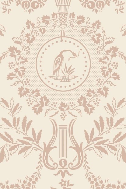 Purnon Wallpaper - Setting Plaster - 6201 - Farrow & Ball - Premier Wallcovering