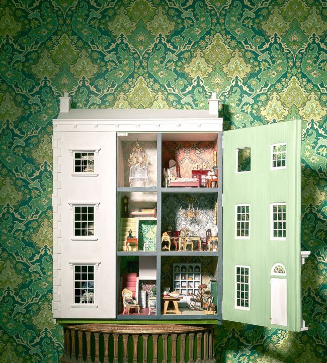 Pushkin Wallpaper - Green Multi - 108/8041 - Cole & Son - Premier Wallcovering