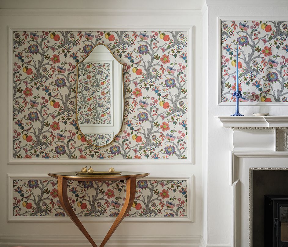 Puzzlewood Wallpaper - Indigo - Osborne & Little - W7818-04 - Premier Wallcovering