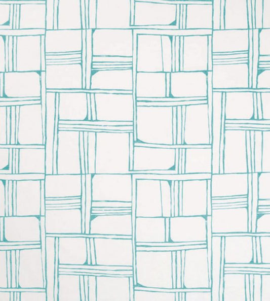 Quadrant Fabric - Aquamarine - Christopher Farr Cloth - CF605 - 01 - Premier Wallcovering