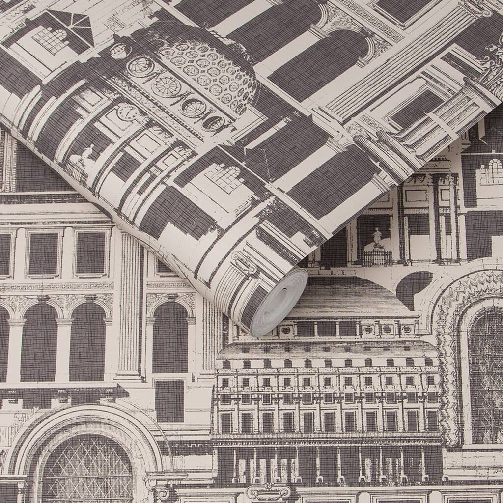 Quarters Wallpaper - Sepia - Graham & Brown - 105285 - Premier Wallcovering