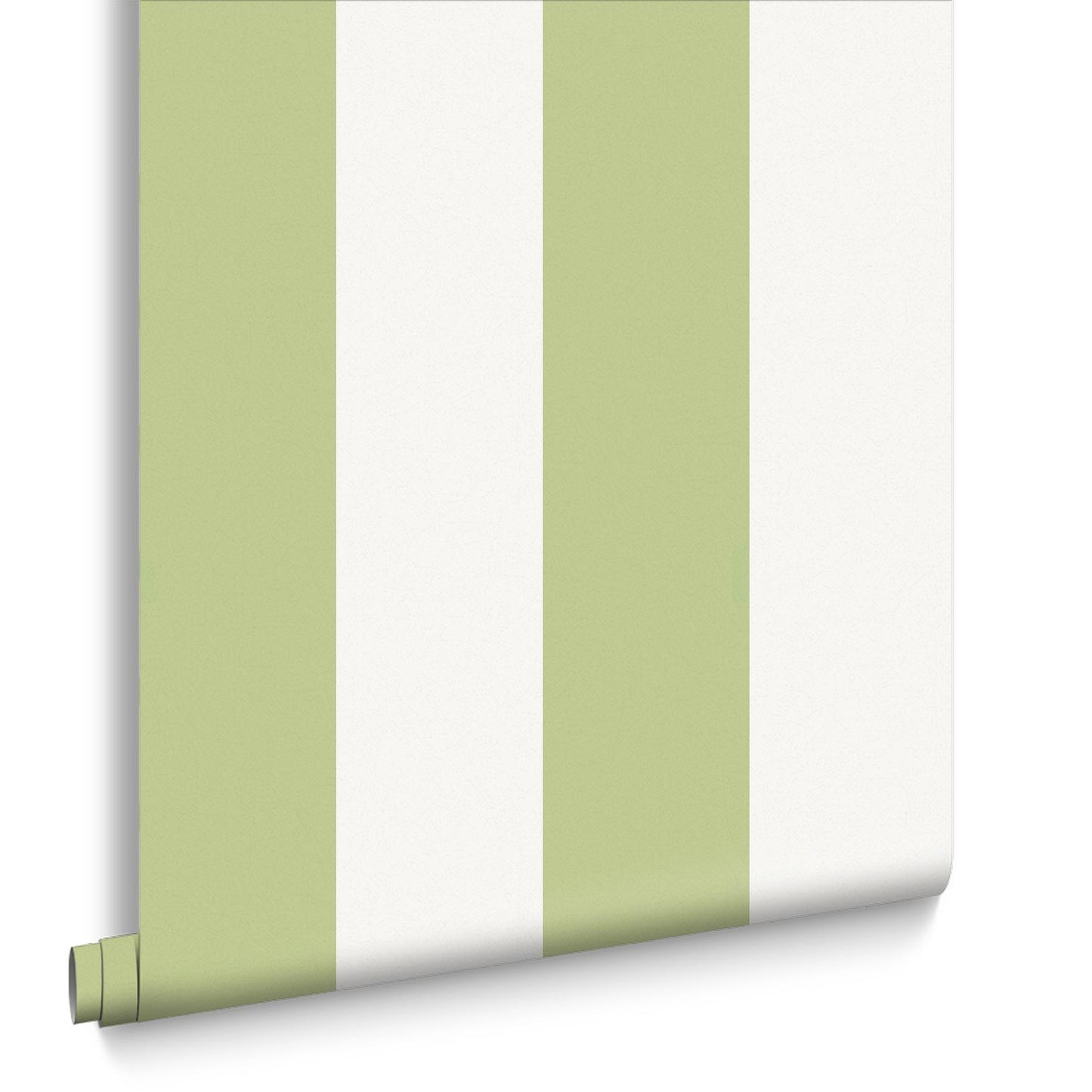 Quartet Stripe Wallpaper - Green - Graham & Brown - 131443 - Premier Wallcovering