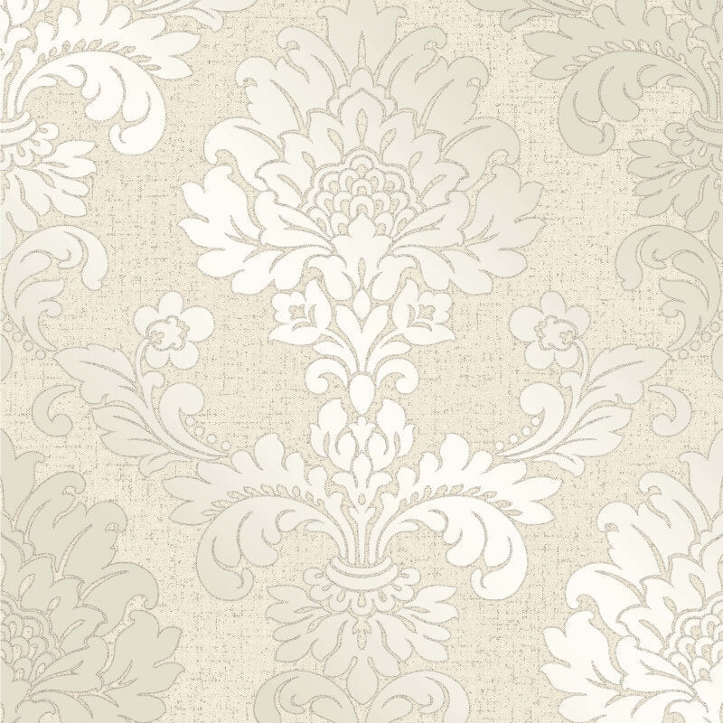 Quartz Damask Glitter Wallpaper - Gold - Fine Décor - FD41970 - Premier Wallcovering