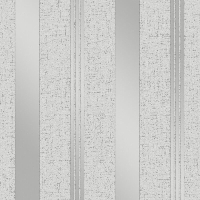 Quartz Stripe Glitter Wallpaper - Silver - Fine Décor - FD41967 - Premier Wallcovering